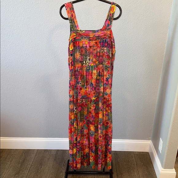 NATURAL LIFE Dresses & Skirts - Floral Multicolor Maxi Dress